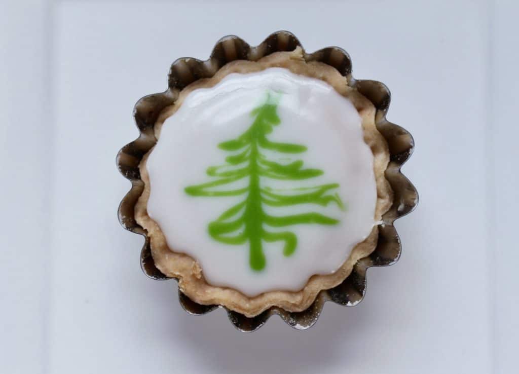 Christmas tree fern cakes