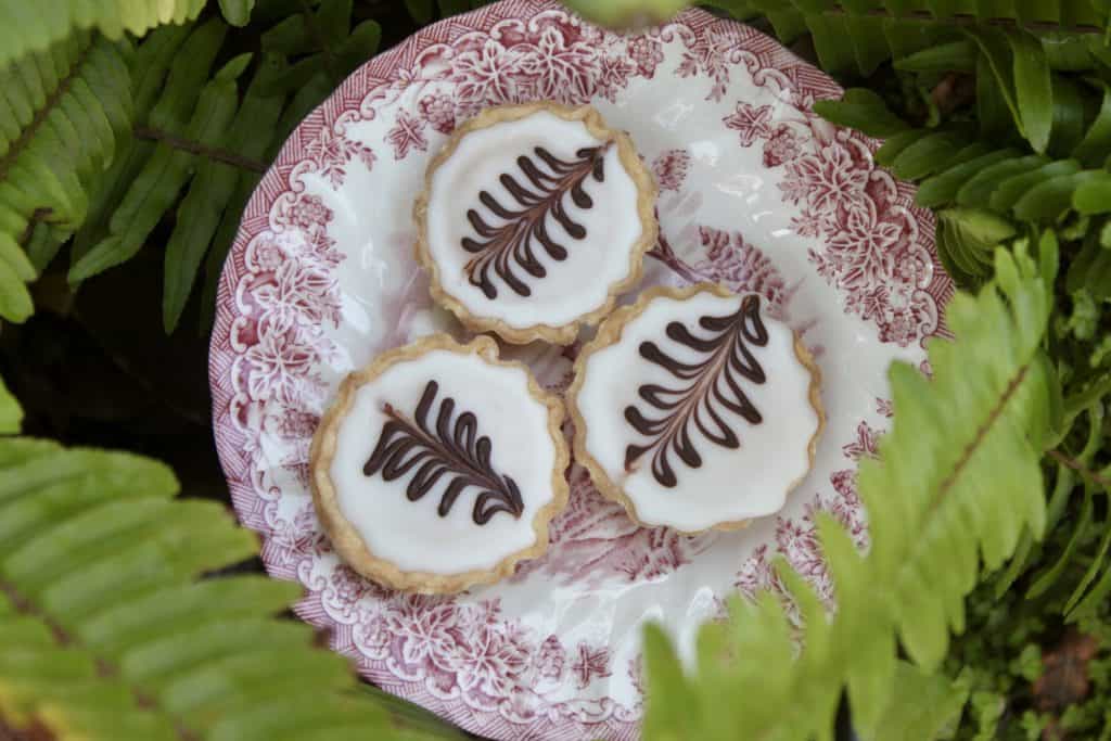 Scottish Fern Cakes on Plate