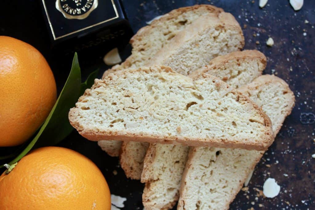 Almond and Orange biscotti