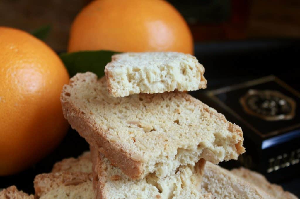 Almond and Orange biscotti