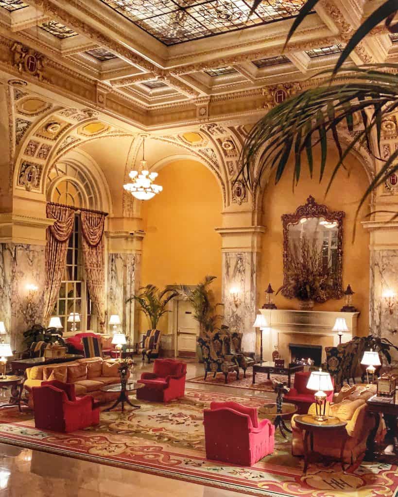 Hermitage Hotel lobby, Nashville, Tennessee