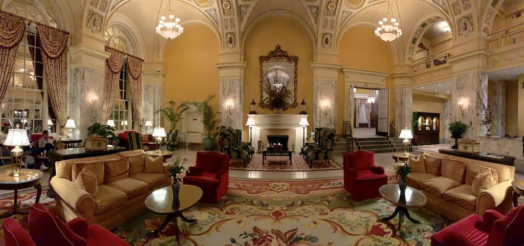 Hermitage Hotel lobby, Nashville, Tennessee