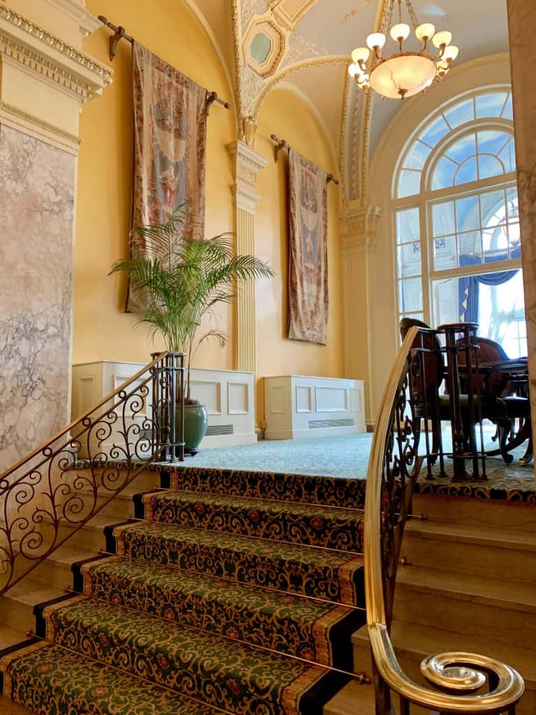 The mezzanine in the Hermitage Hotel, Nashville