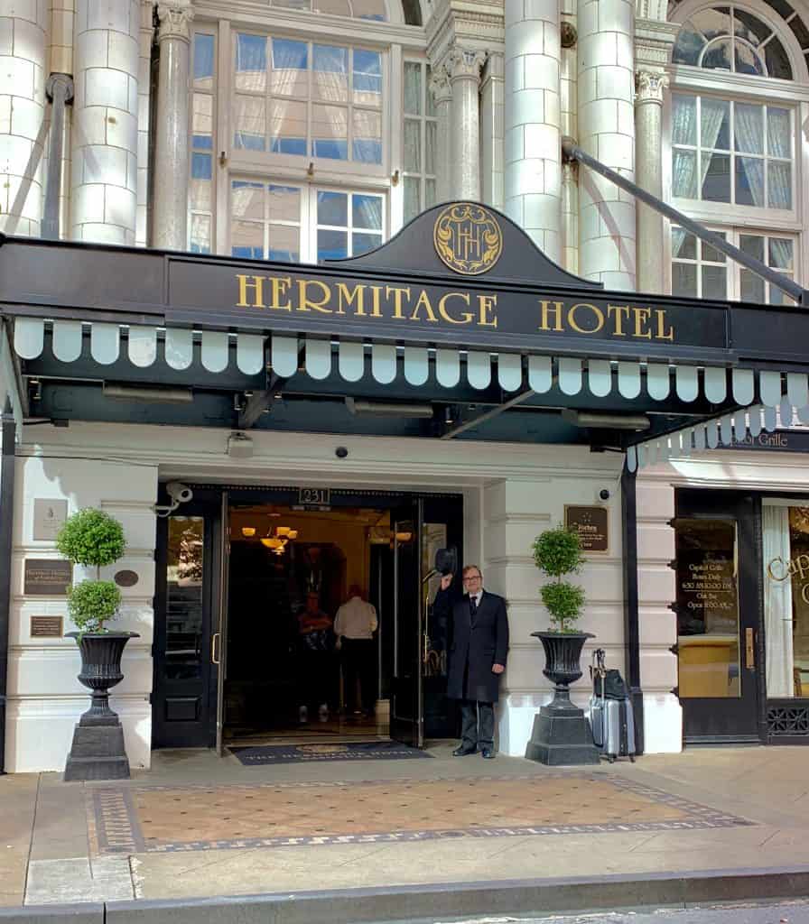 Entrance to The Hermitage Hotel, Nashville