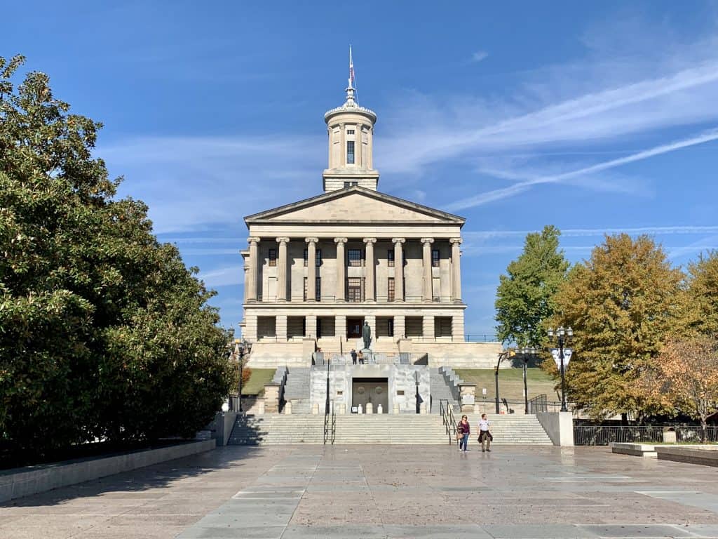 Tennessee State Capitol Building in Nashville