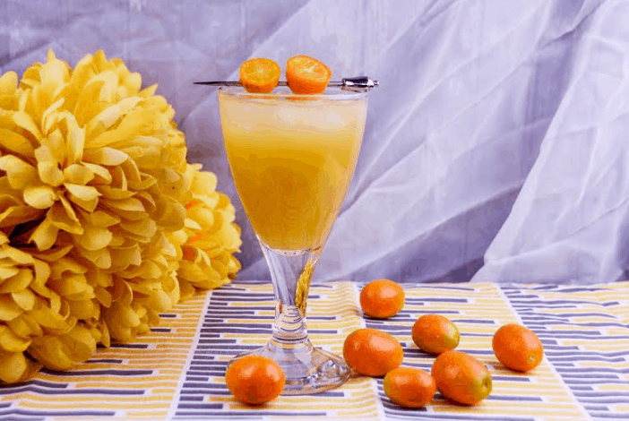 Kumquat cocktail courtesy of Wild and Free
