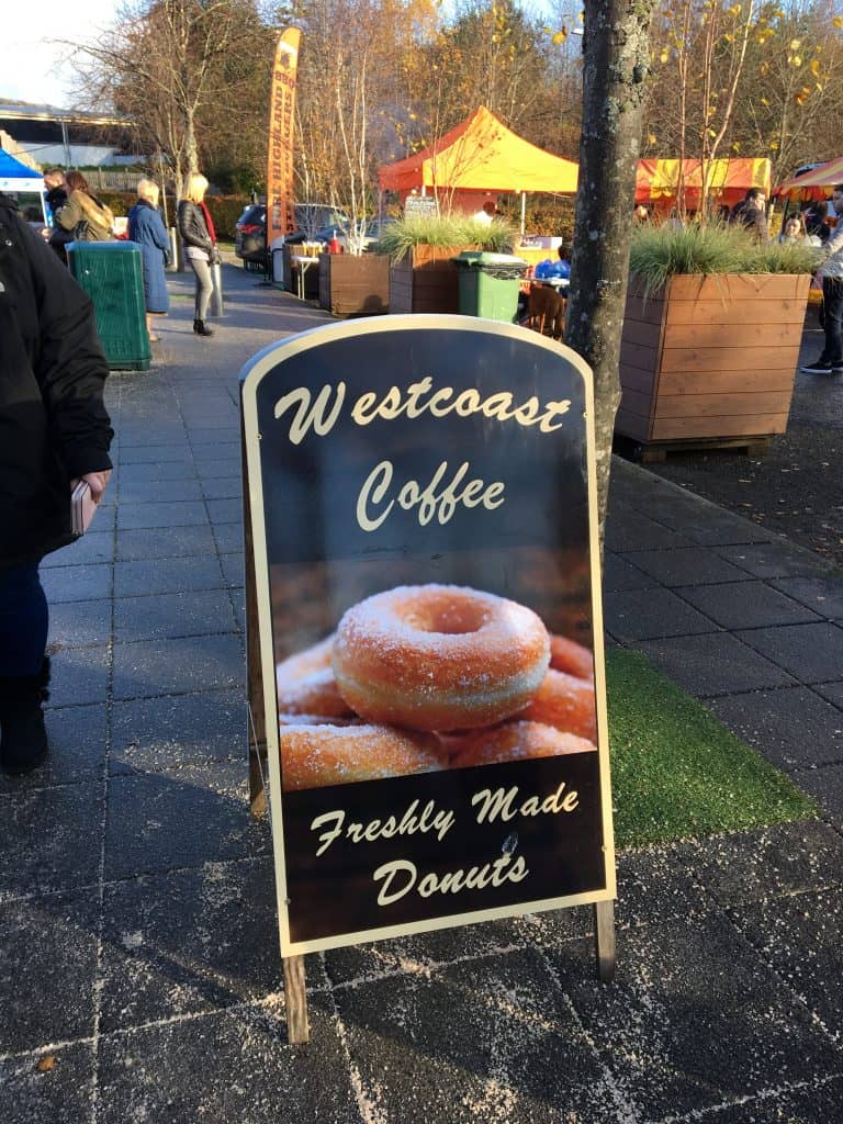 Stolen doughnut photo sign