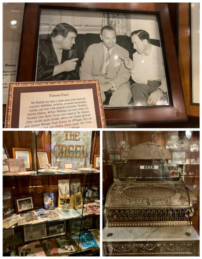 Memorabilia at the Peabody Hotel