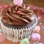 Chocolate truffle cupcakes with mocha buttercream icing
