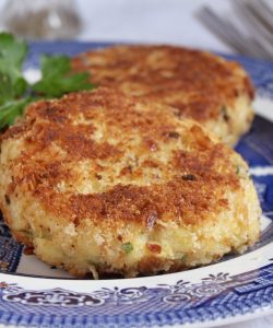 Smoked haddock fish cakes