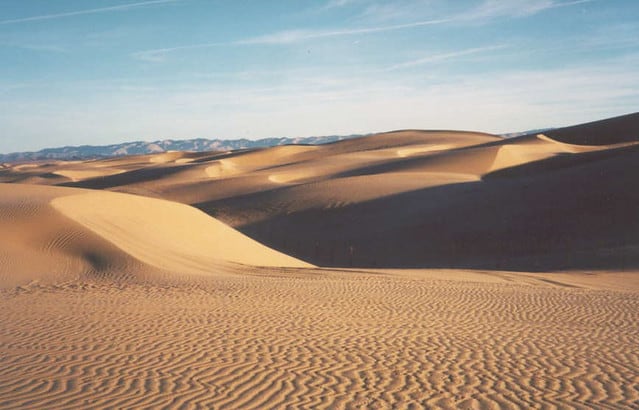 Sand dunes in Santa Maria Valley, Ca