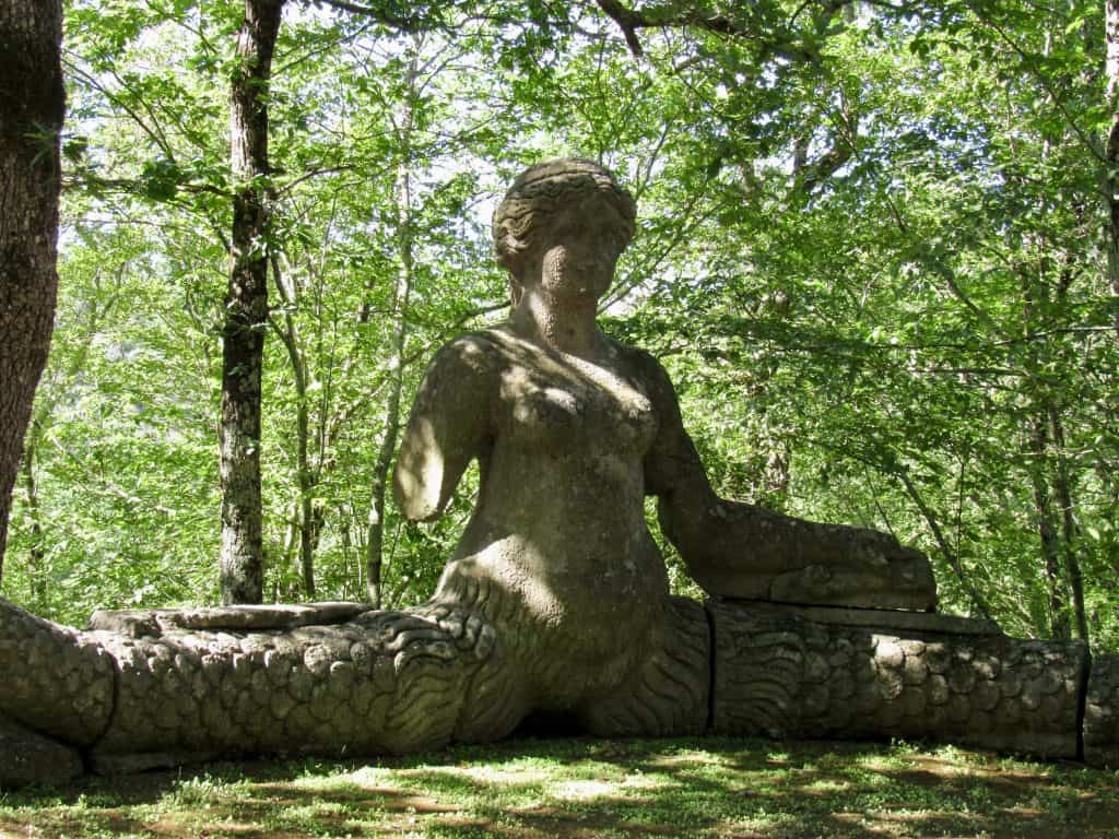 statue at Bomarzo Monster Park