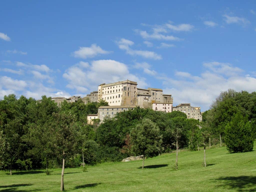 view from Bomarzo Monster Park