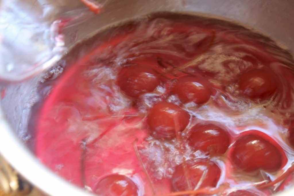 making candied cherries