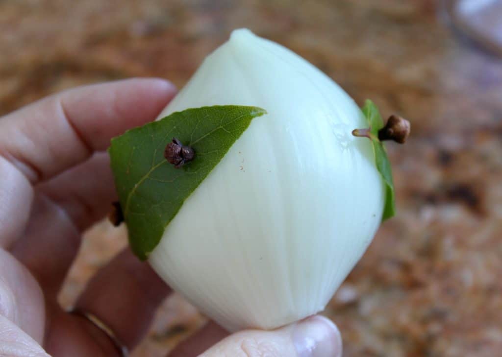 onion bay leaves cloves