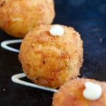 Spanish Leek Croquettes (Croquetas de Puerro) Tapas Menu