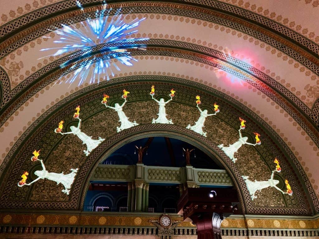 Grand Hall 3D light show