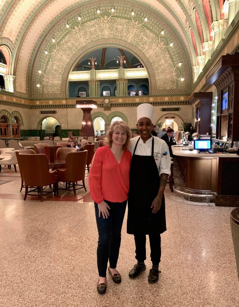 Me and Chef Kim at the Union Station Hotel