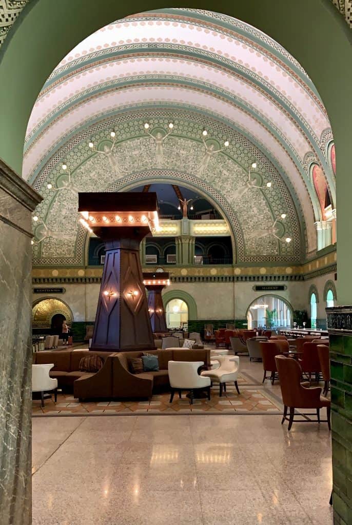 Grand hall in the st louis union station hotel