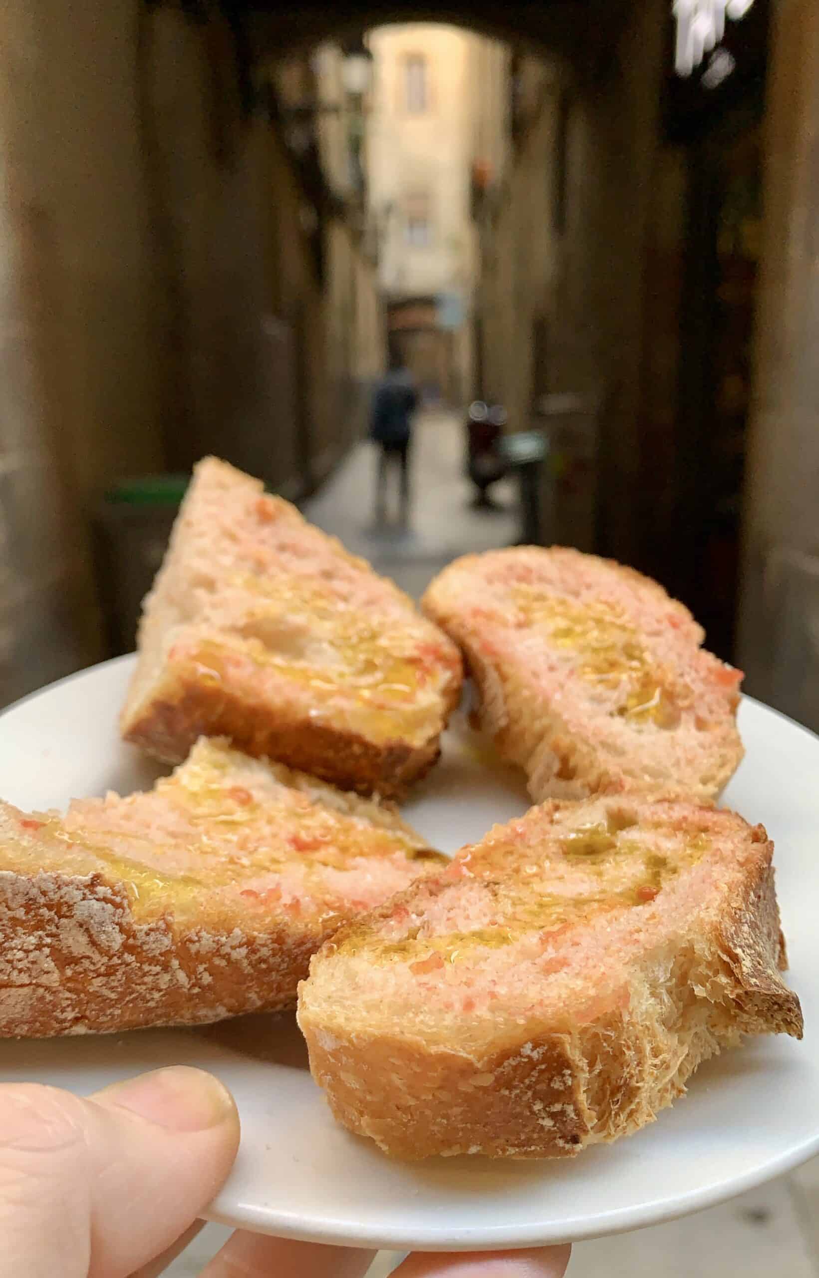 pan con tomate