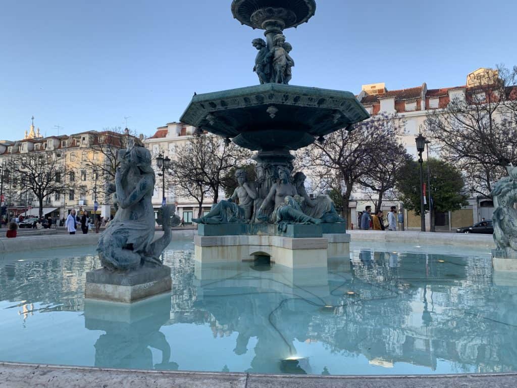 fountain in Lisbon