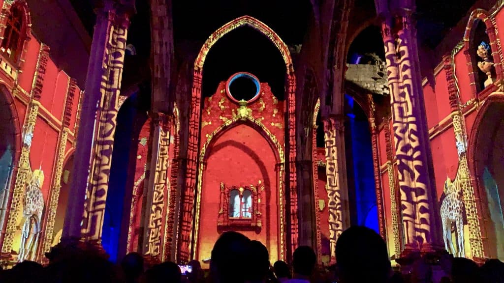 Lisbon Under Stars at the Carmo Convent