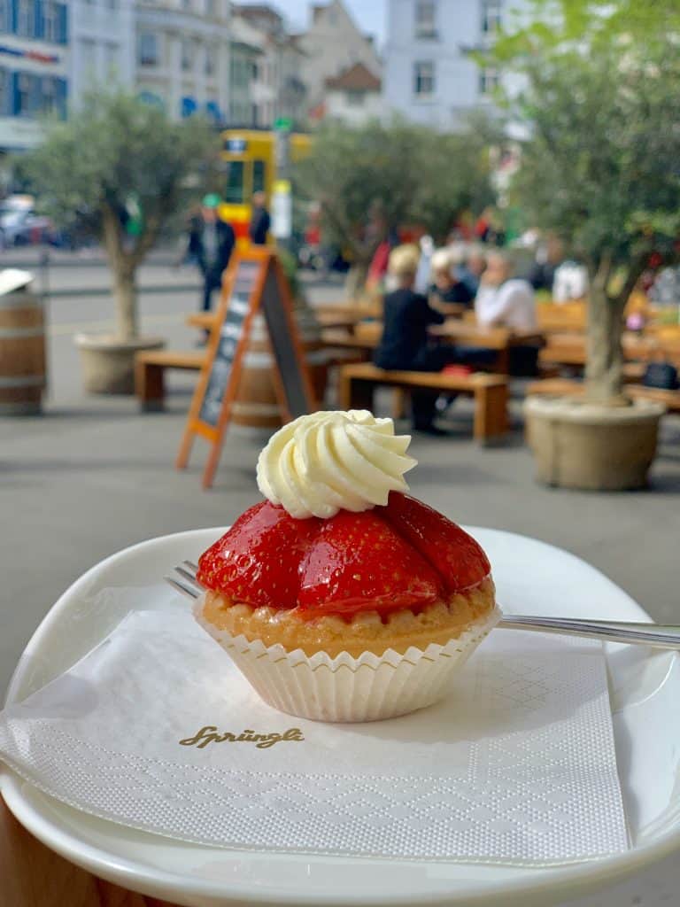 strawberry tart in Basel