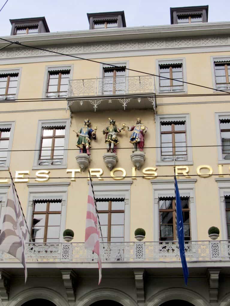 les trois rois luxury hotel in Basel