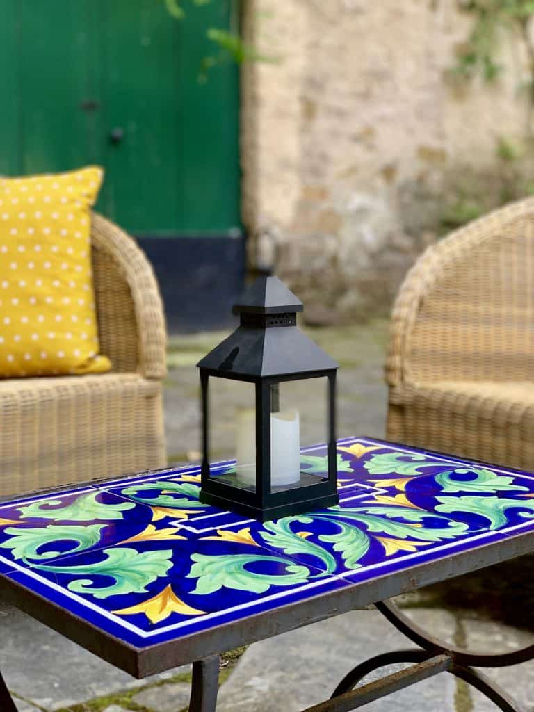 courtyard at palazzo belmonte