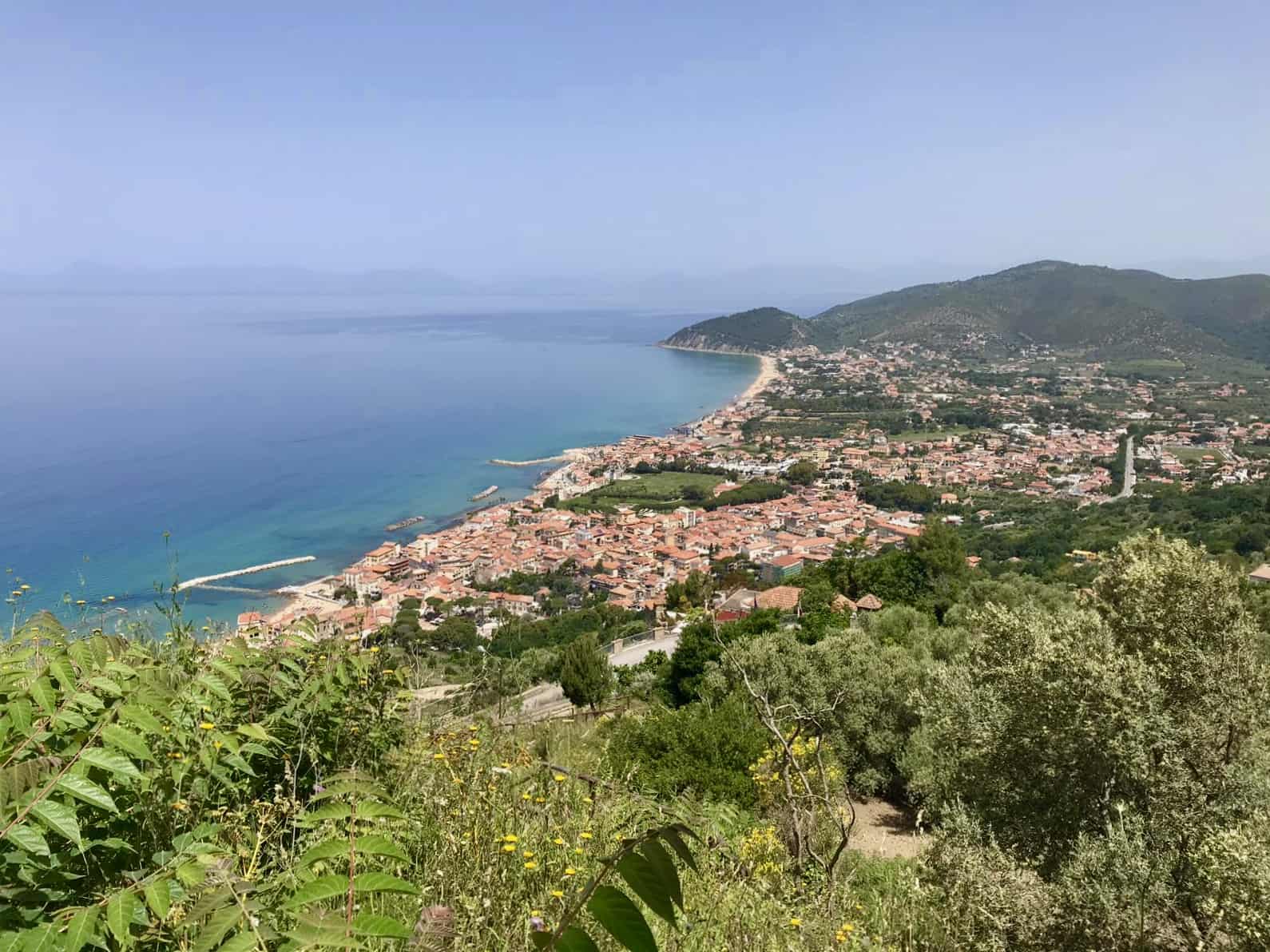 Santa Maria di Castellabate from Castellabate Santa Maria di Castellabate from Castellabate