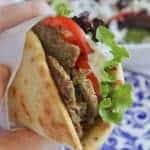 Homemade Greek Gyros with Tzatziki Sauce (Kebabs*)
