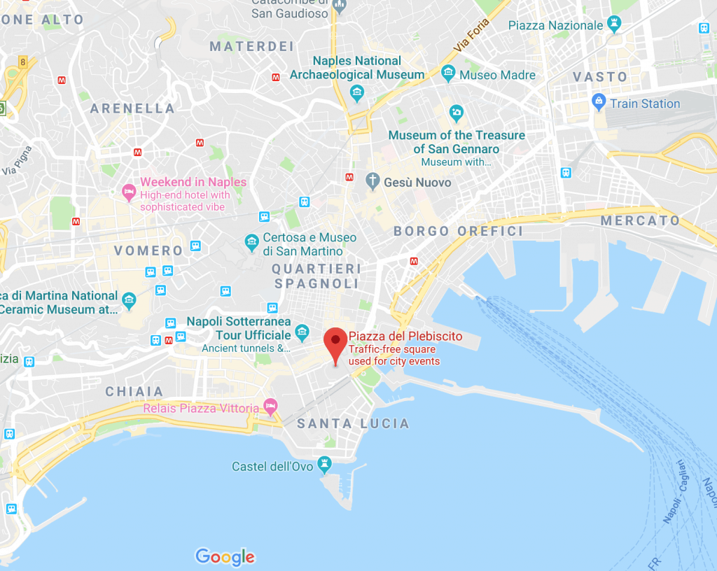 map of Naples