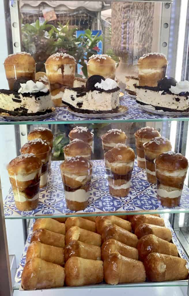 rum baba pastries in Naples