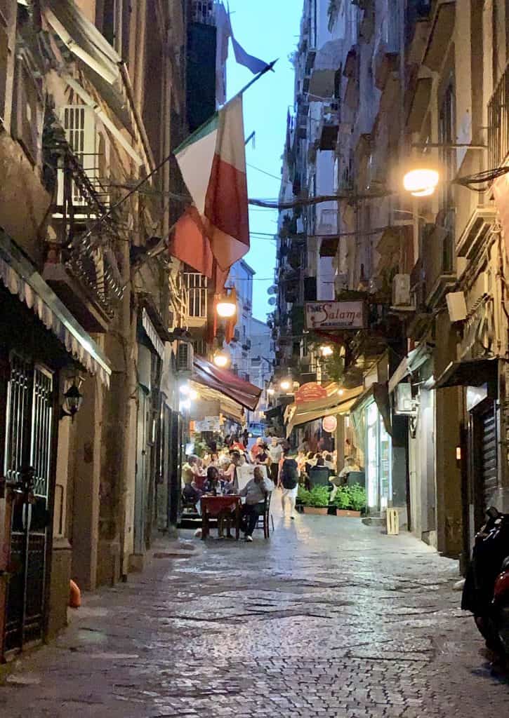 Naples at night