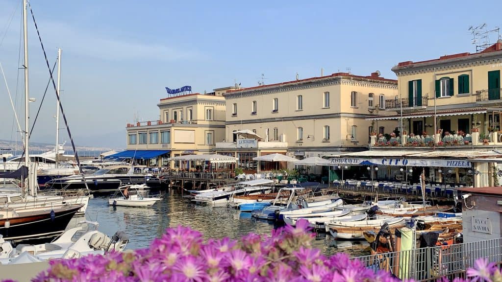 Naples harbor