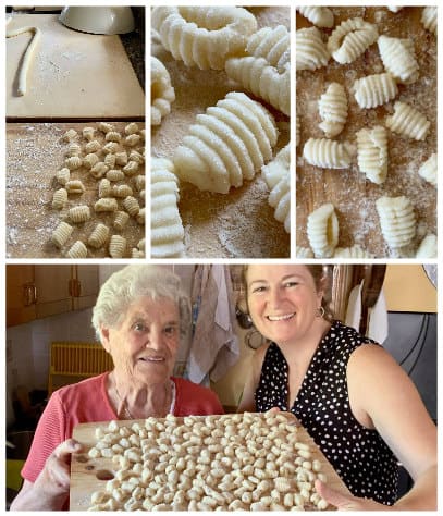 making gnocchi alla Sorrentina