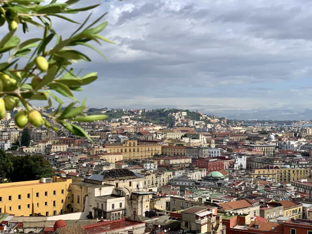 view of Naples from Hotel San Francesco al Monte