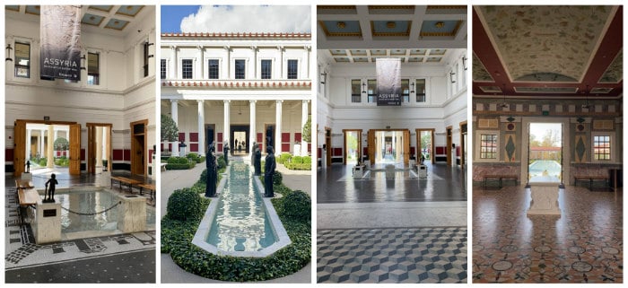 Getty Villa collage