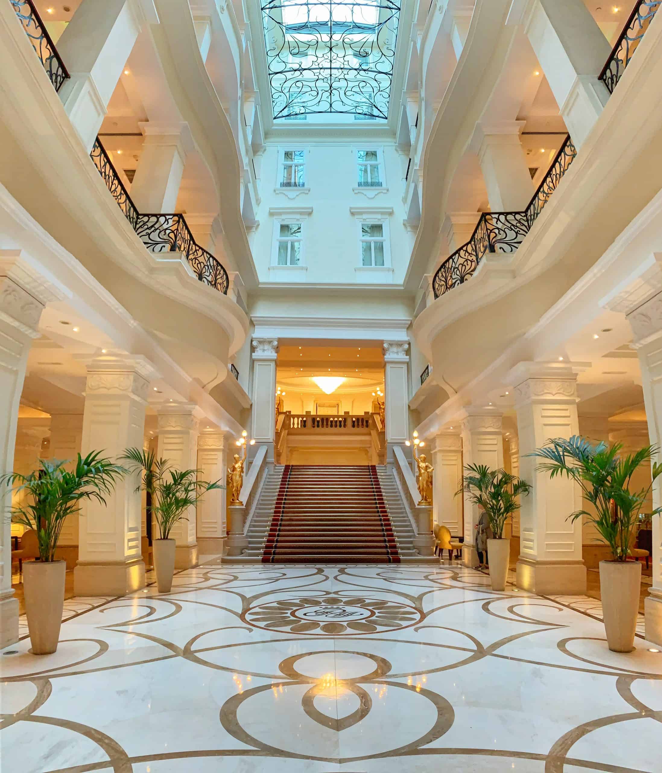 Corinthia Budapest Hotel lobby