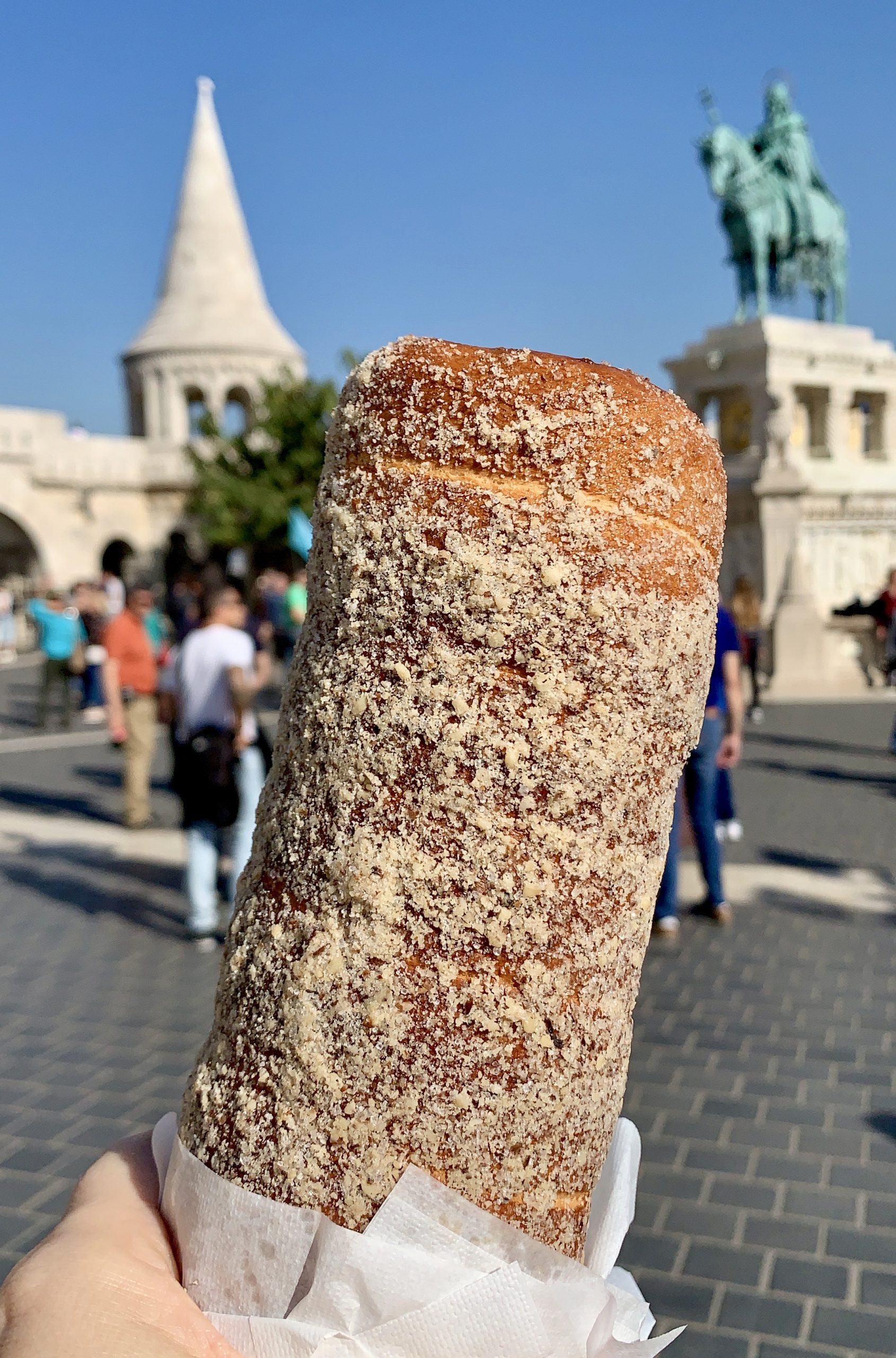 chimney cake in Budapest