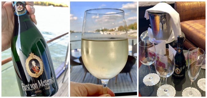 wine welcome onboard the AmaMagna best Danube river cruise