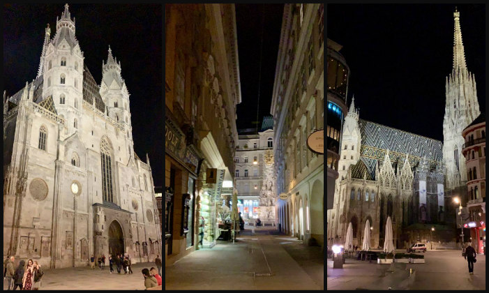 Vienna at night