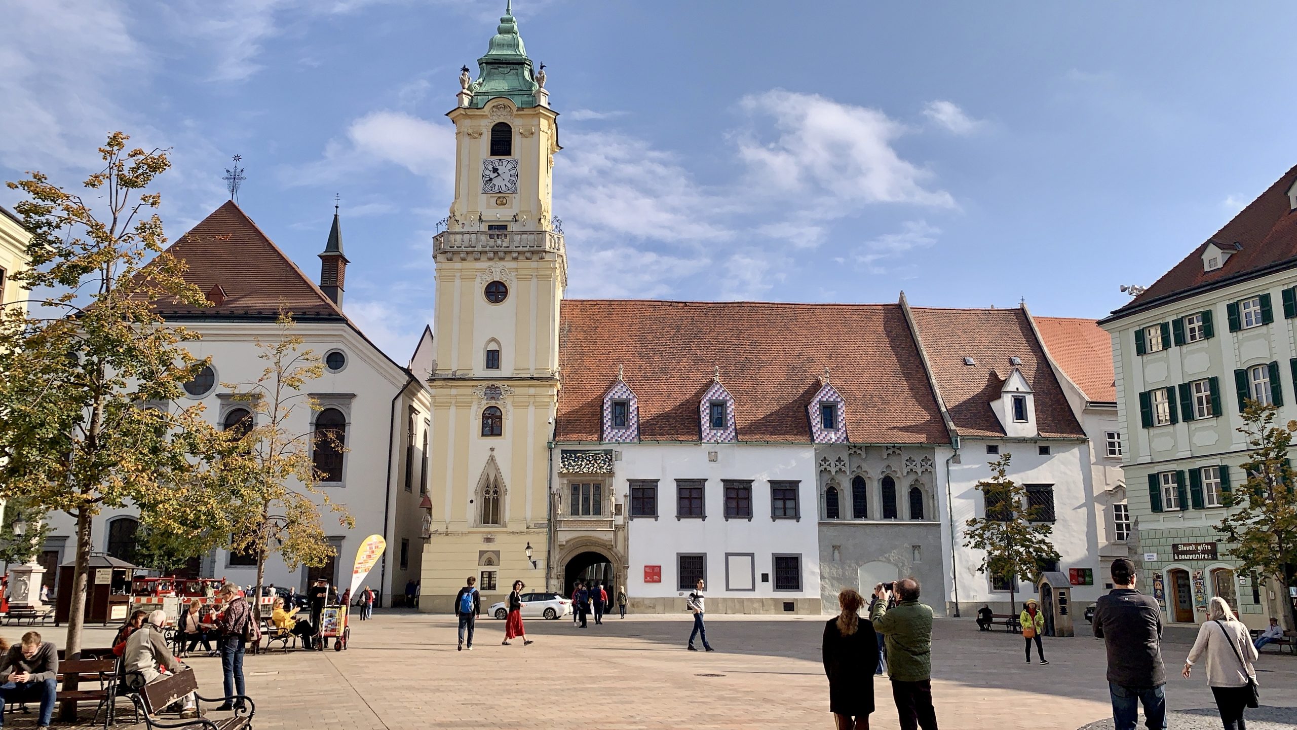 square in Bratislava