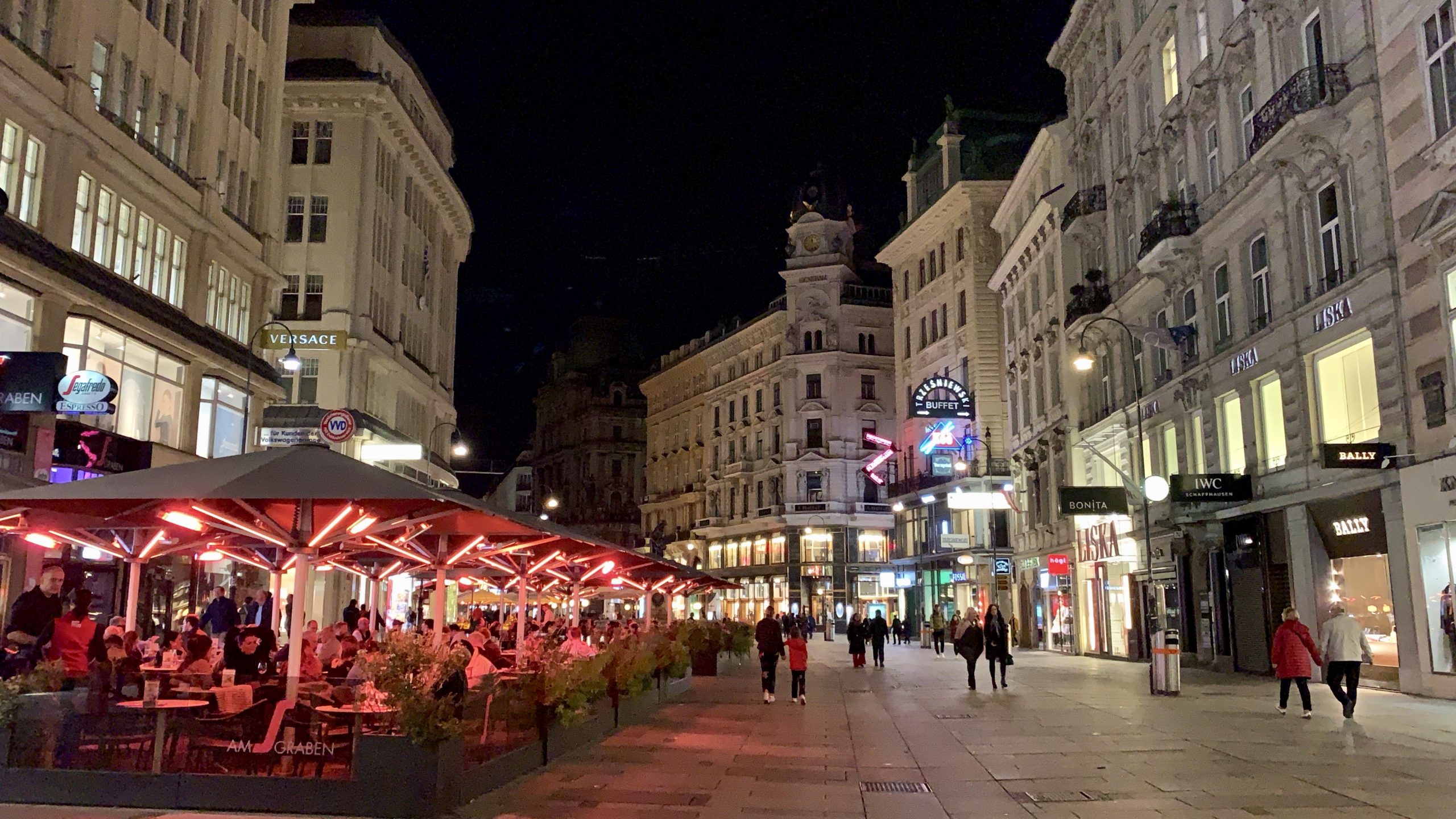 Vienna at night