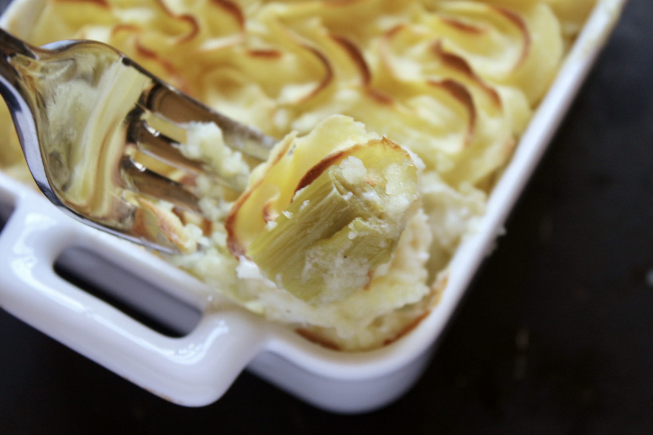 forkful of fish pie