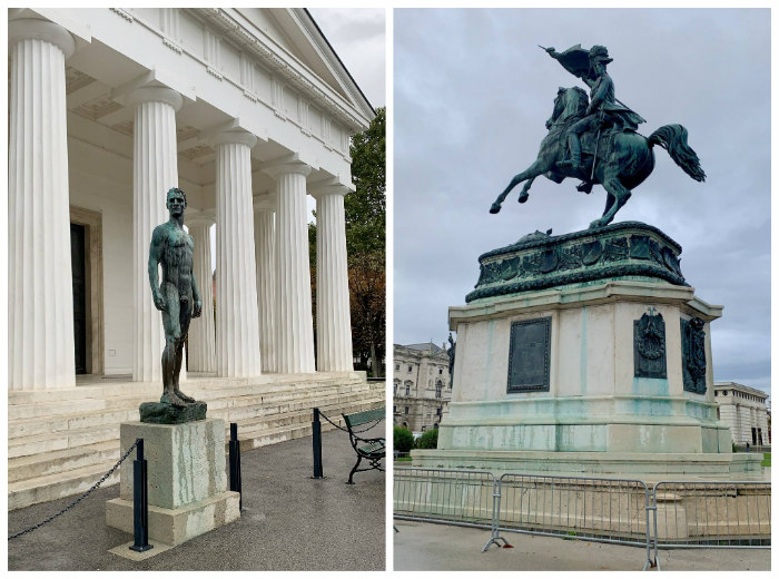 statues in Vienna
