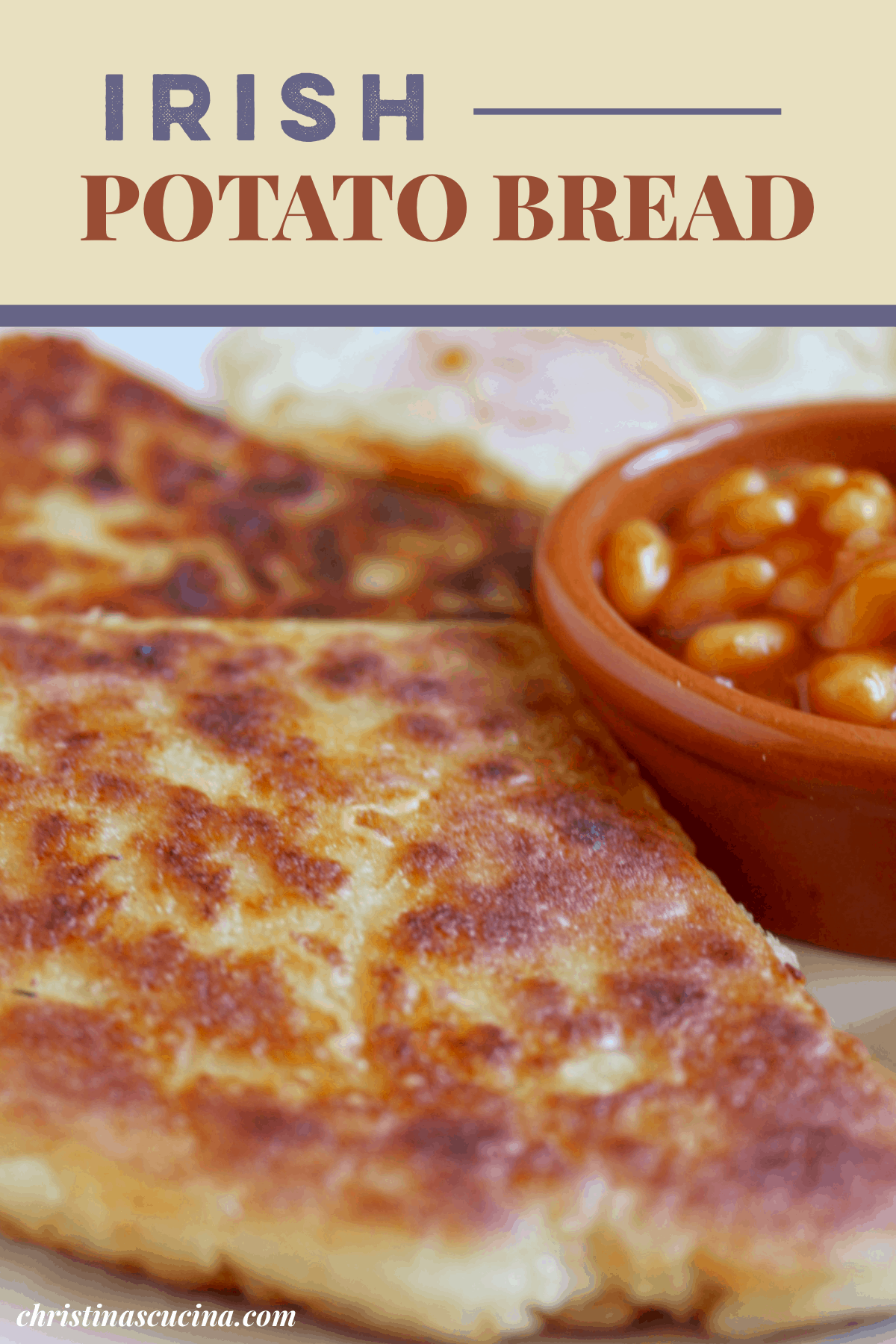 Super Simple Authentic Irish Potato Bread - Belly Rumbles