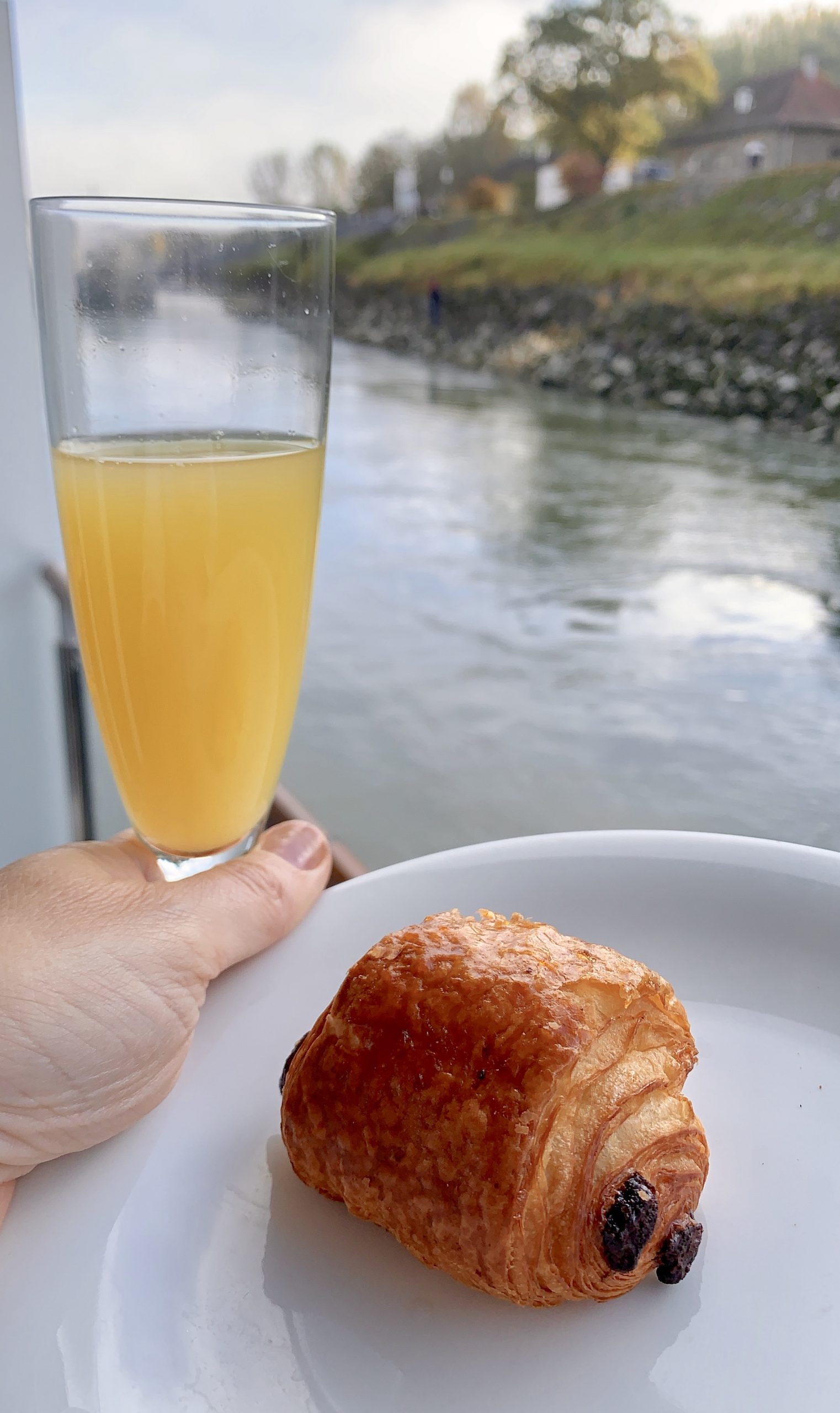 breakfast on the AmaMagna when visiting Weissenkirchen