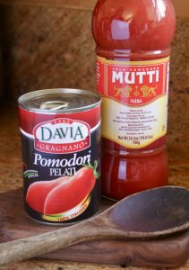 Mutti and Davia tomatoes
