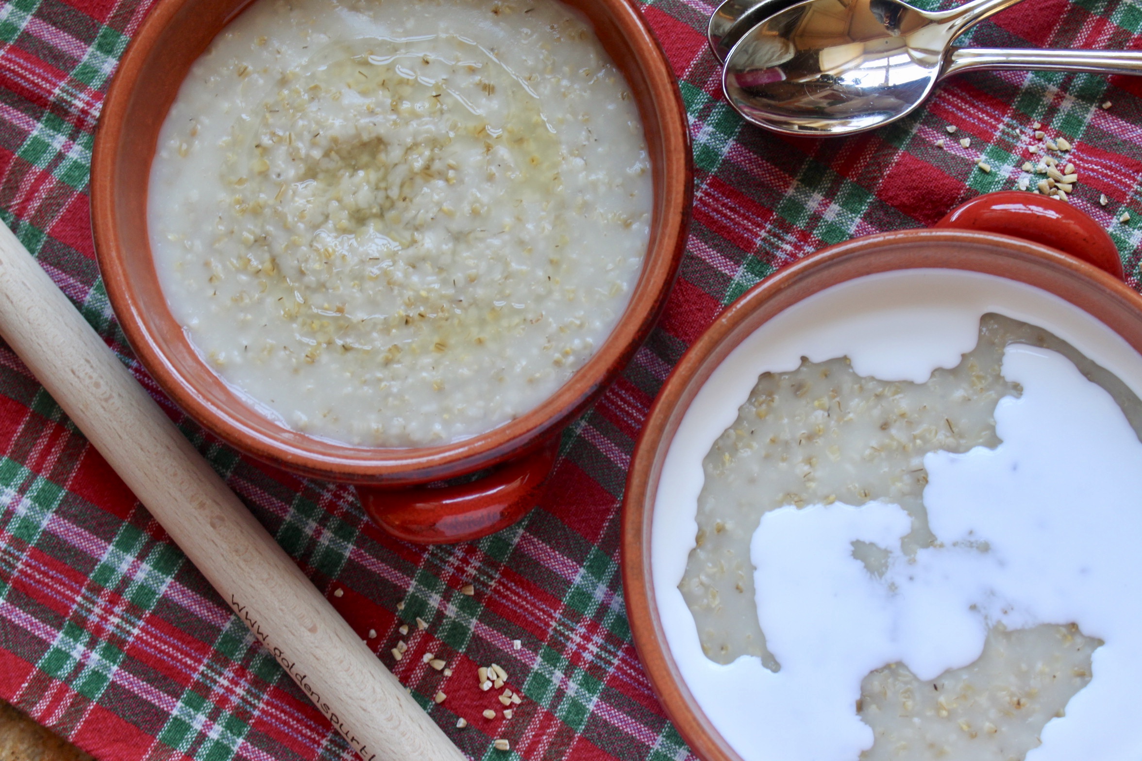 sweet and savory bowls of oatmeal